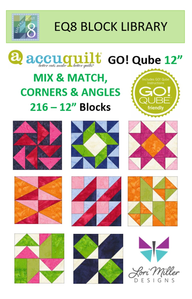 EQ8 Block Library: GO! Qube 12" Mix & Match, Corners & Angles