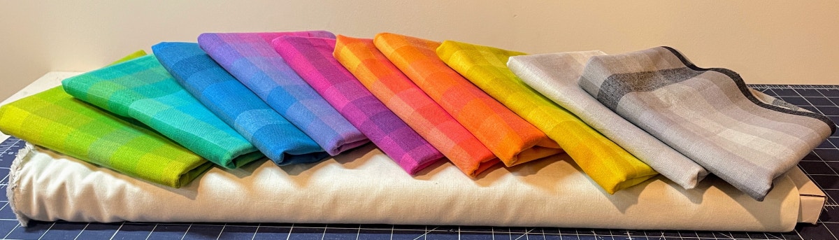 Fabrics Jen Used for the Rotation Quilt