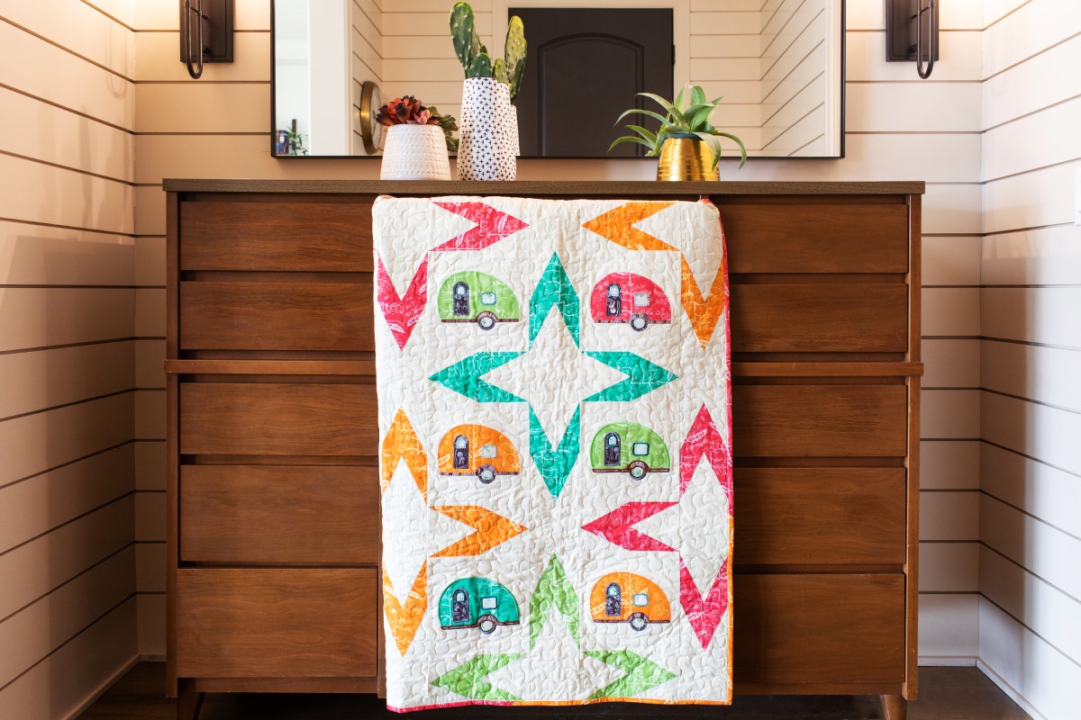 GO! Going Camping Quilt Free Pattern
