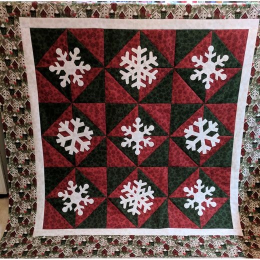 GO! Snowfall Quilt Free Pattern