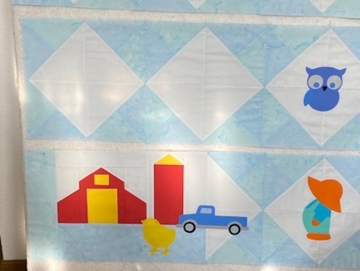 GO On the Farm - owl, truck,overall sam and barn