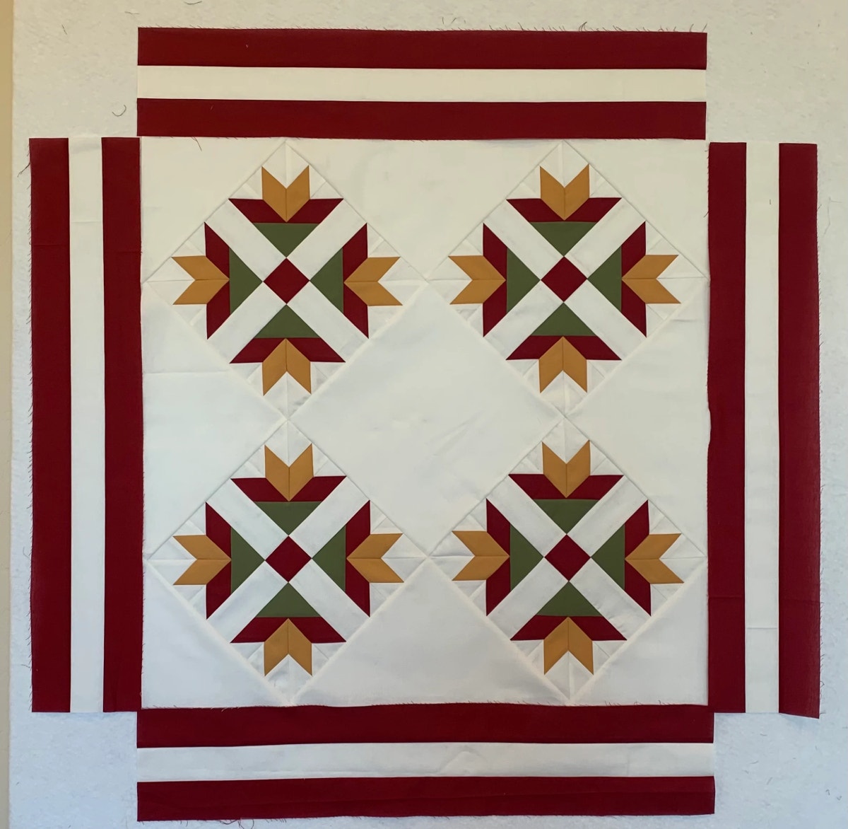 Katy's Quilt Blocks with Border Strips
