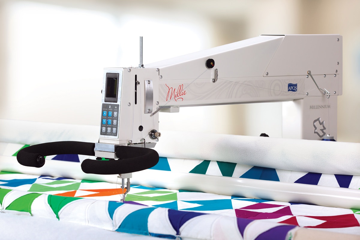 Millie Long Arm Sewing Machine, Photo Courtesy of APQS
