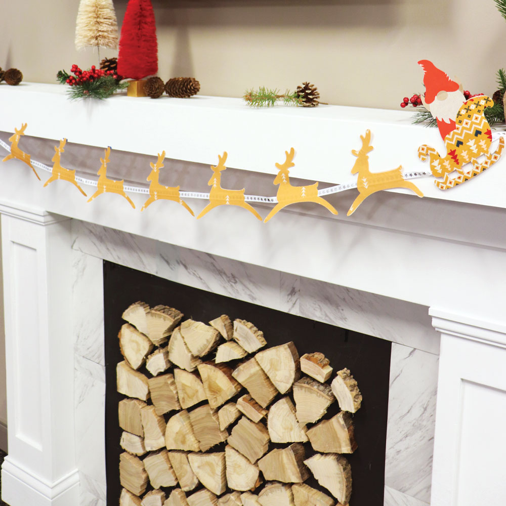 Easy Christmas Crafts for Kids Santa Gnome Garland