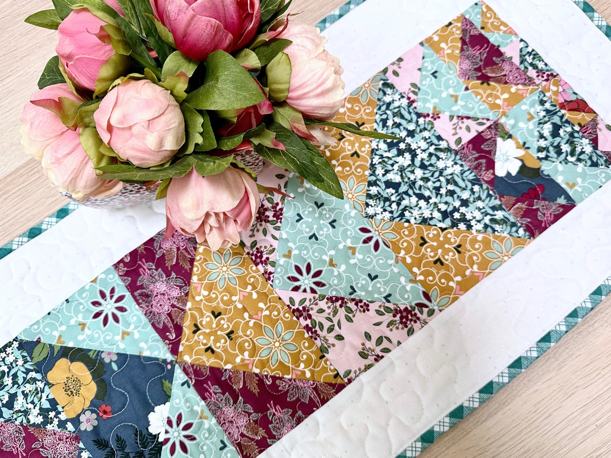 Spring Side of the Flying West Table Runner