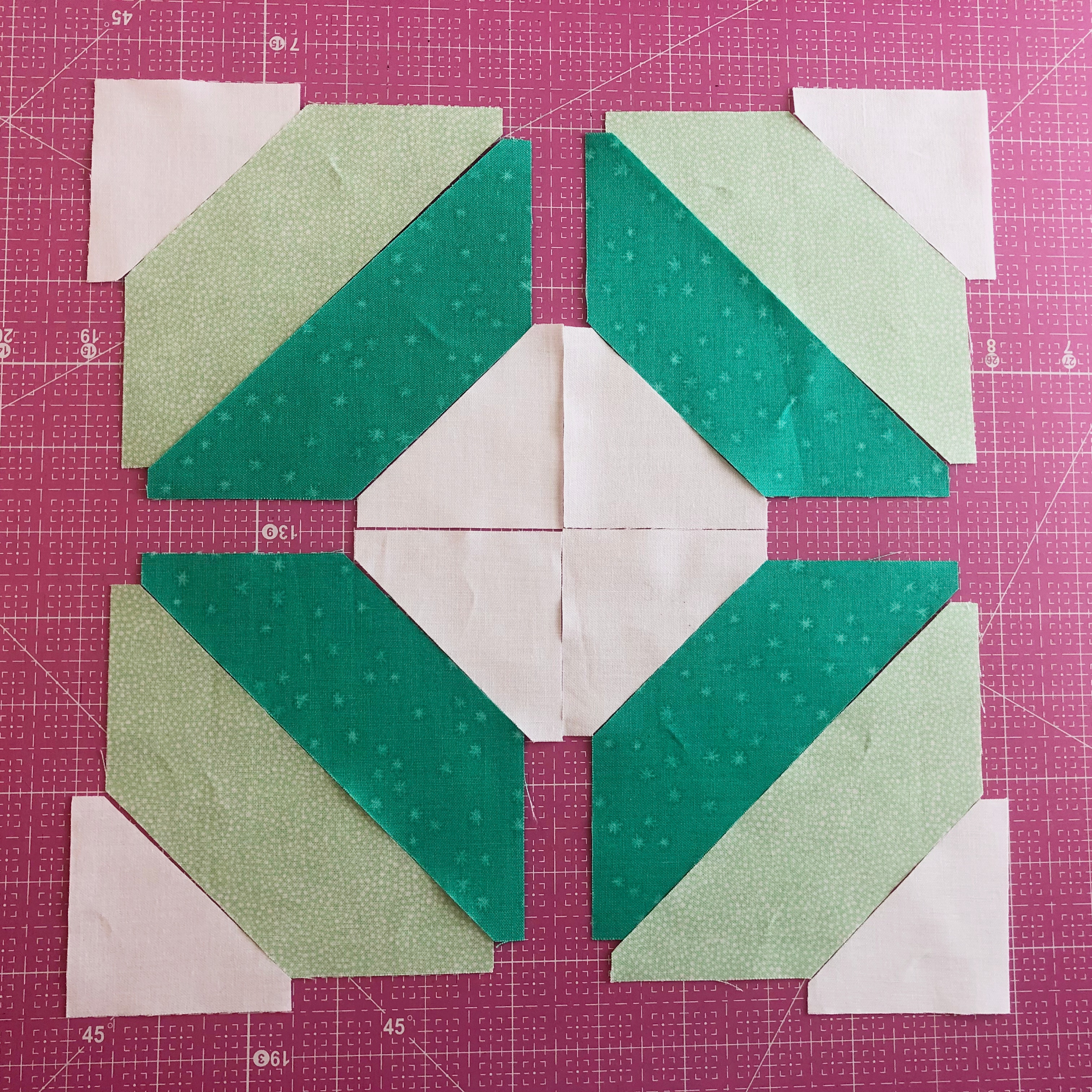 String Quilt Block Step 1