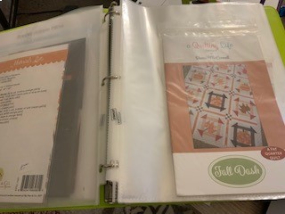 Quilting patterns and GO! die packaging files