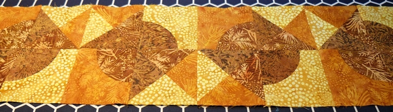 8" Qube and companion table runner by beaquilter8