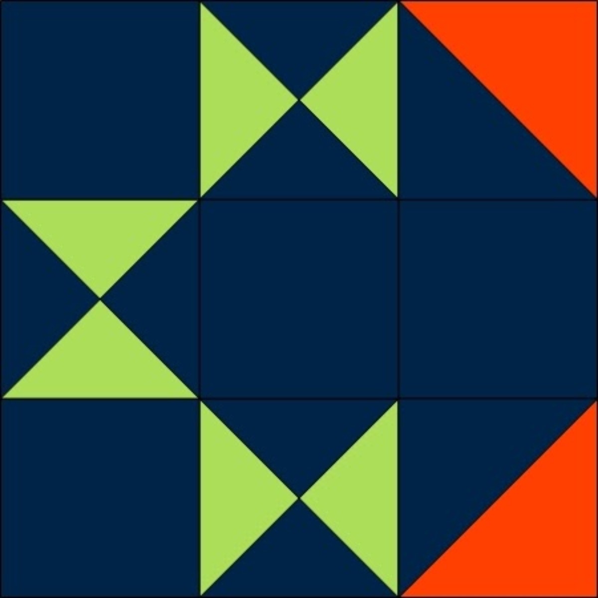 AccuQuilt Morning Star Rising Quilt Block 5